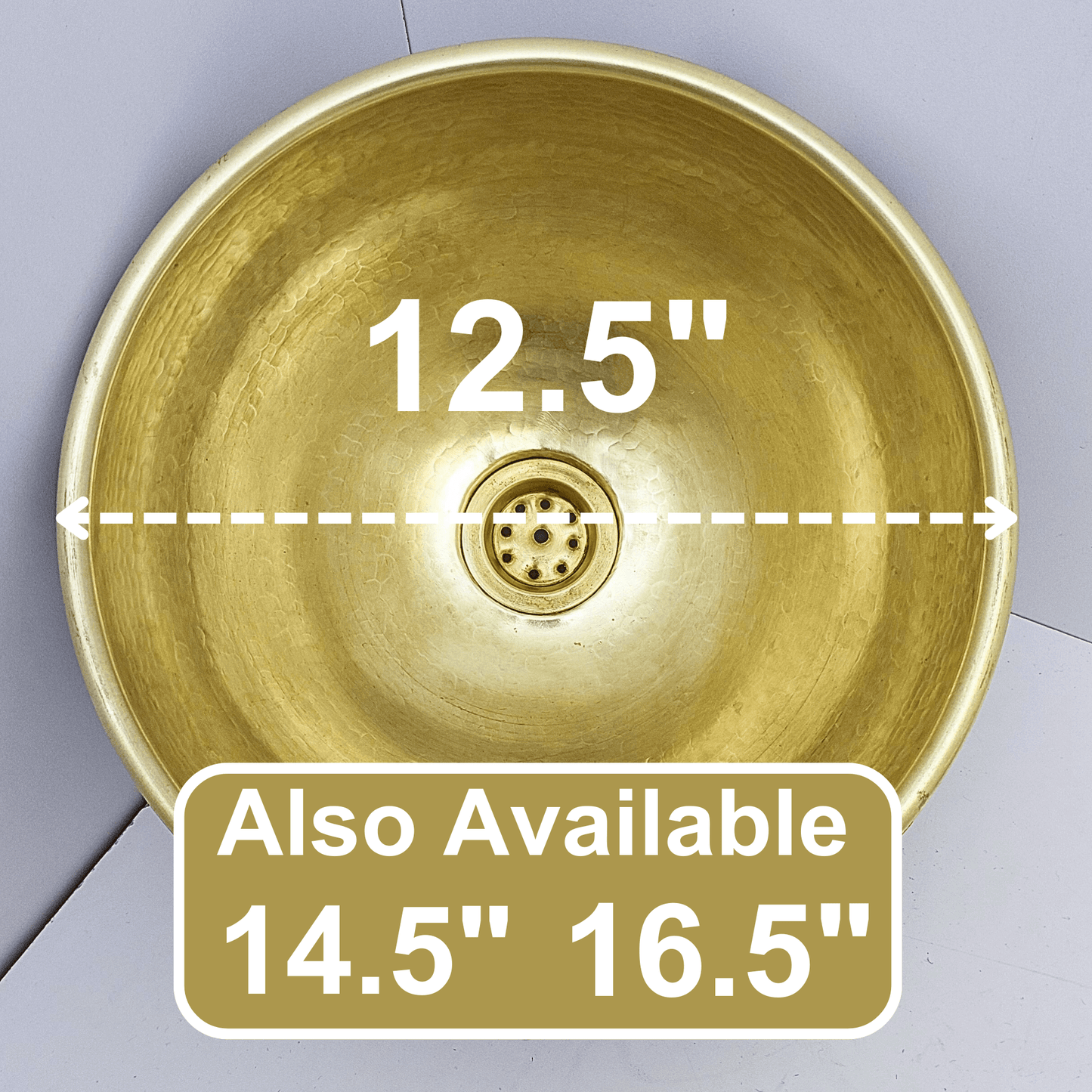 Brass and Resin Bathroom Sink, Black and White Vanity Vessel Sink - Ref: SN015-2