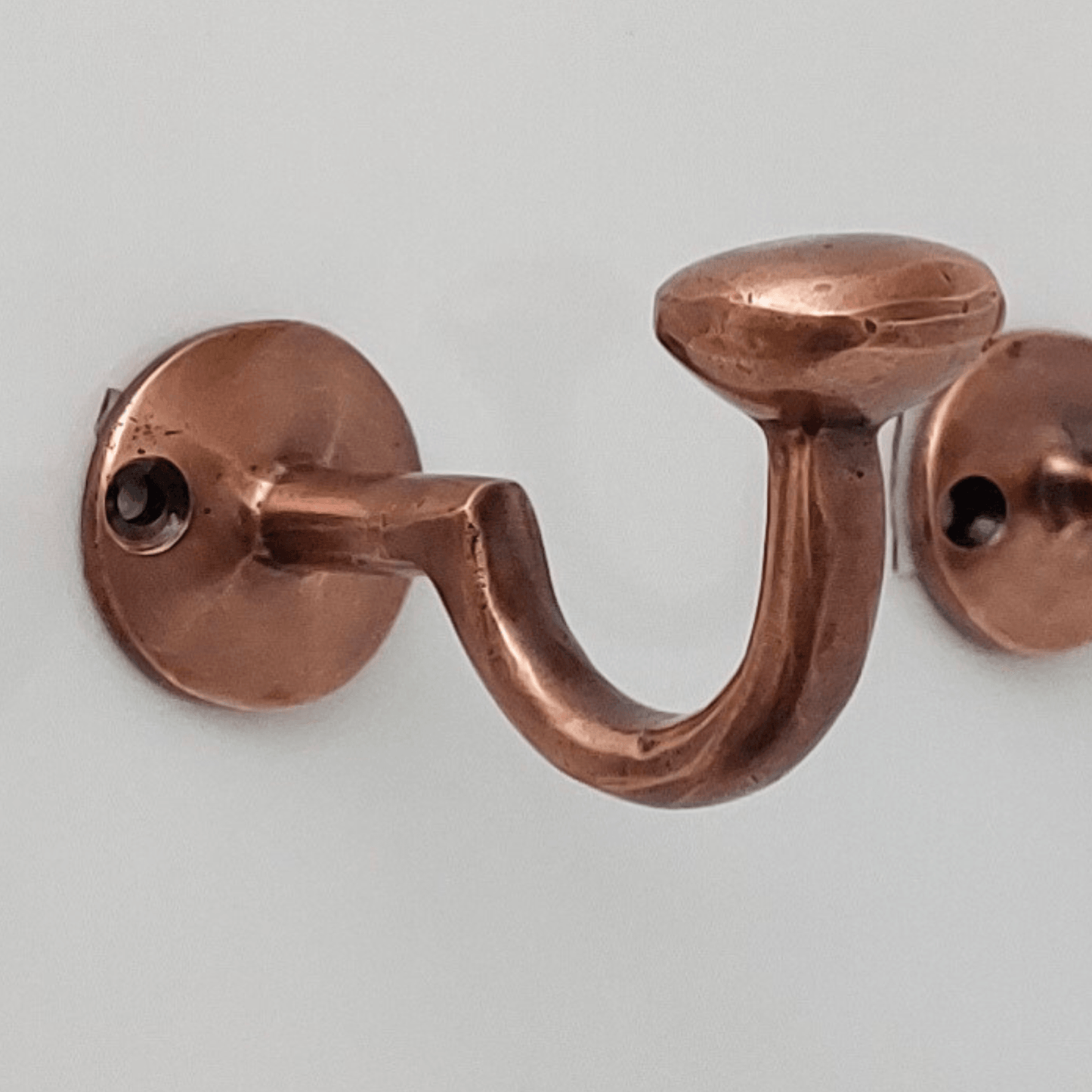 Solid Brass Wall Hooks, Antique Copper Finish Hooks - Ref: BA014