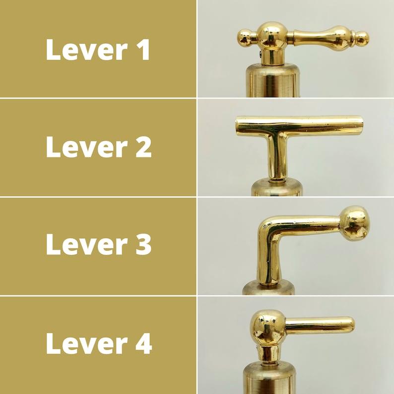 Unlacquered Brass Wall Mount Gooseneck Faucet Ref: WFL001