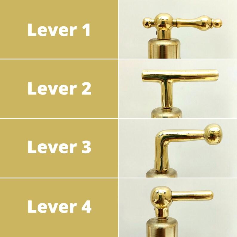 Unlacquered Brass Tub Filler Bathtub Faucet with Hand Shower Ref: TF002-L