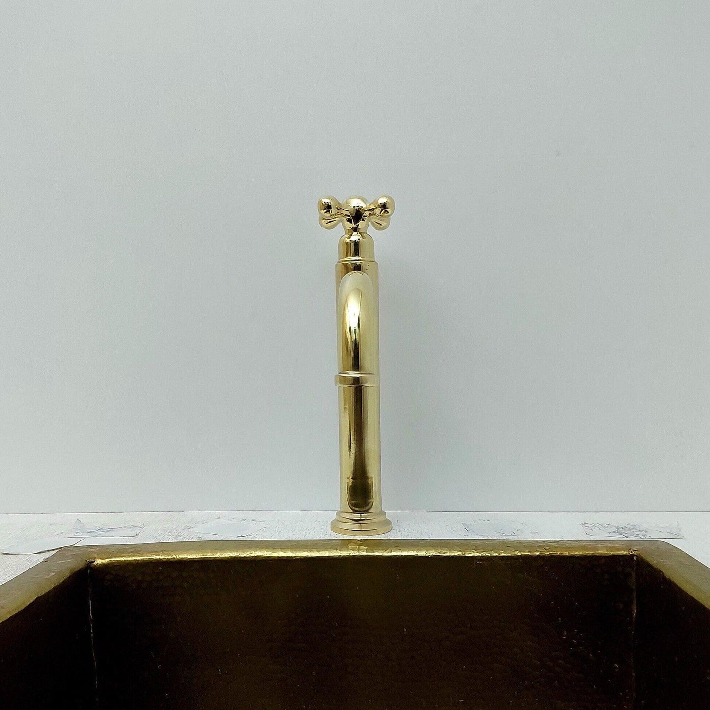 Unlacquered Solid Brass, Single Handle Brass Faucet- Ref:FA032