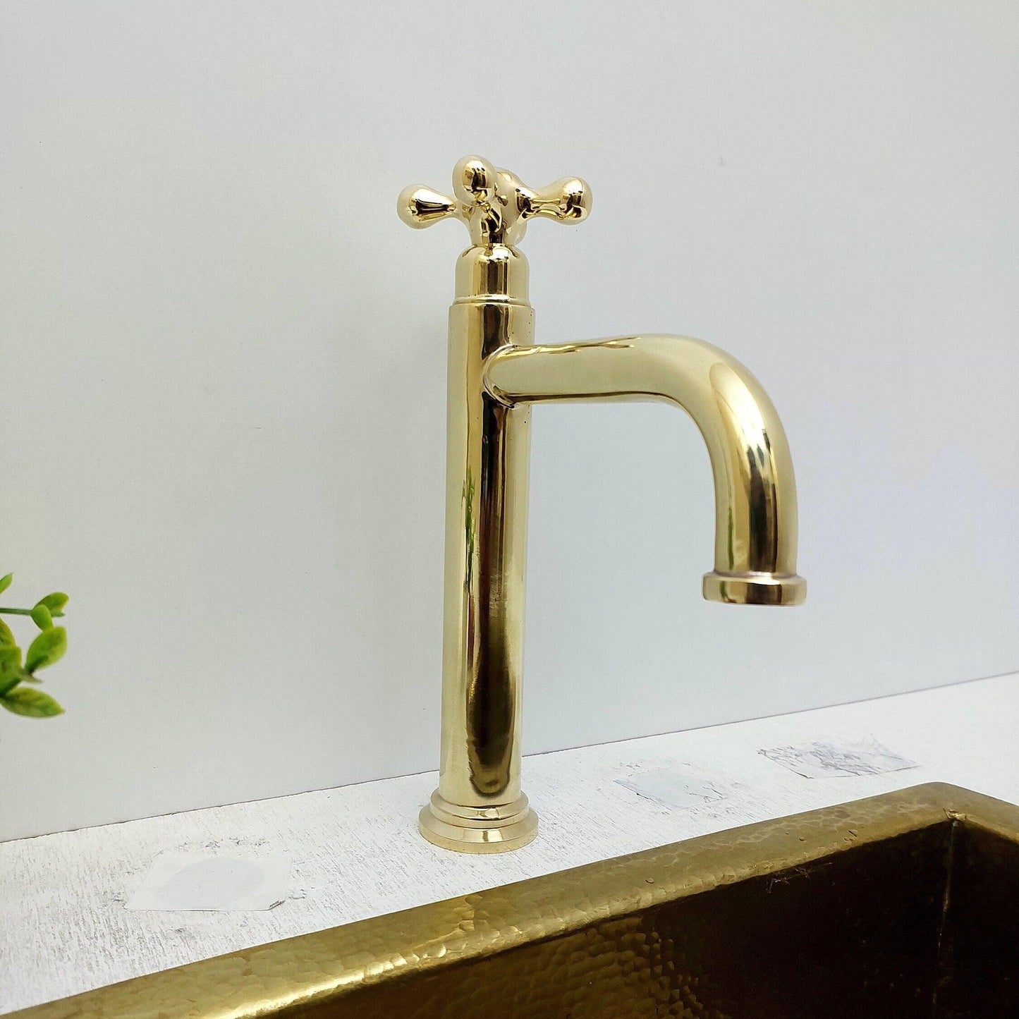 Unlacquered Solid Brass, Single Handle Brass Faucet- Ref:FA032