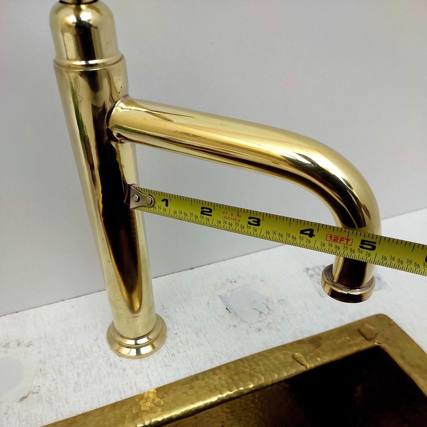 Unlacquered Solid Brass, Single Handle Brass Faucet- Ref:FA032