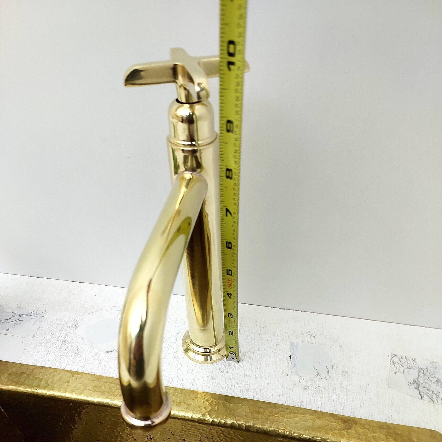 Unlacquered Solid Brass, Single Handle Brass Faucet- Ref:FA032