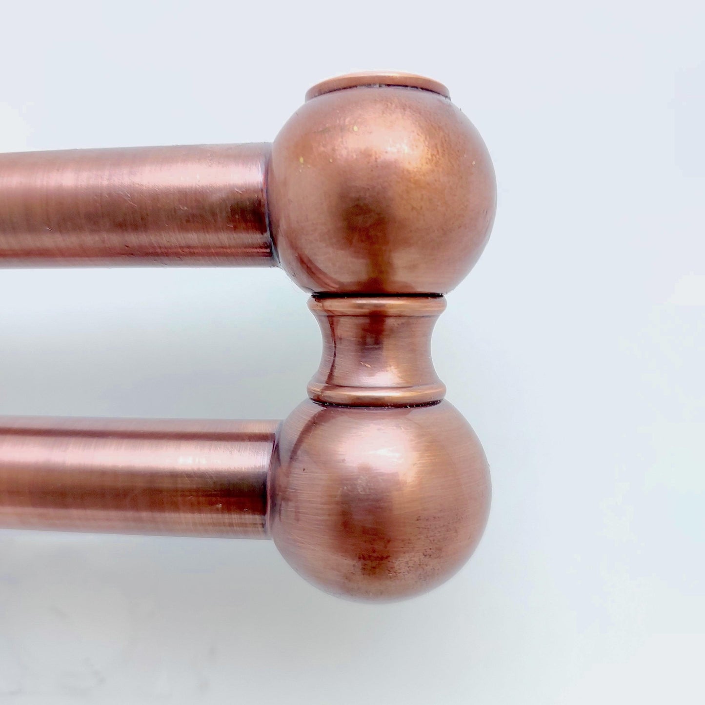 Copper Pot Filler with Cross Handle, Antique Kitchen Wall Mount Pot Filler - Ref: PF-001-CC