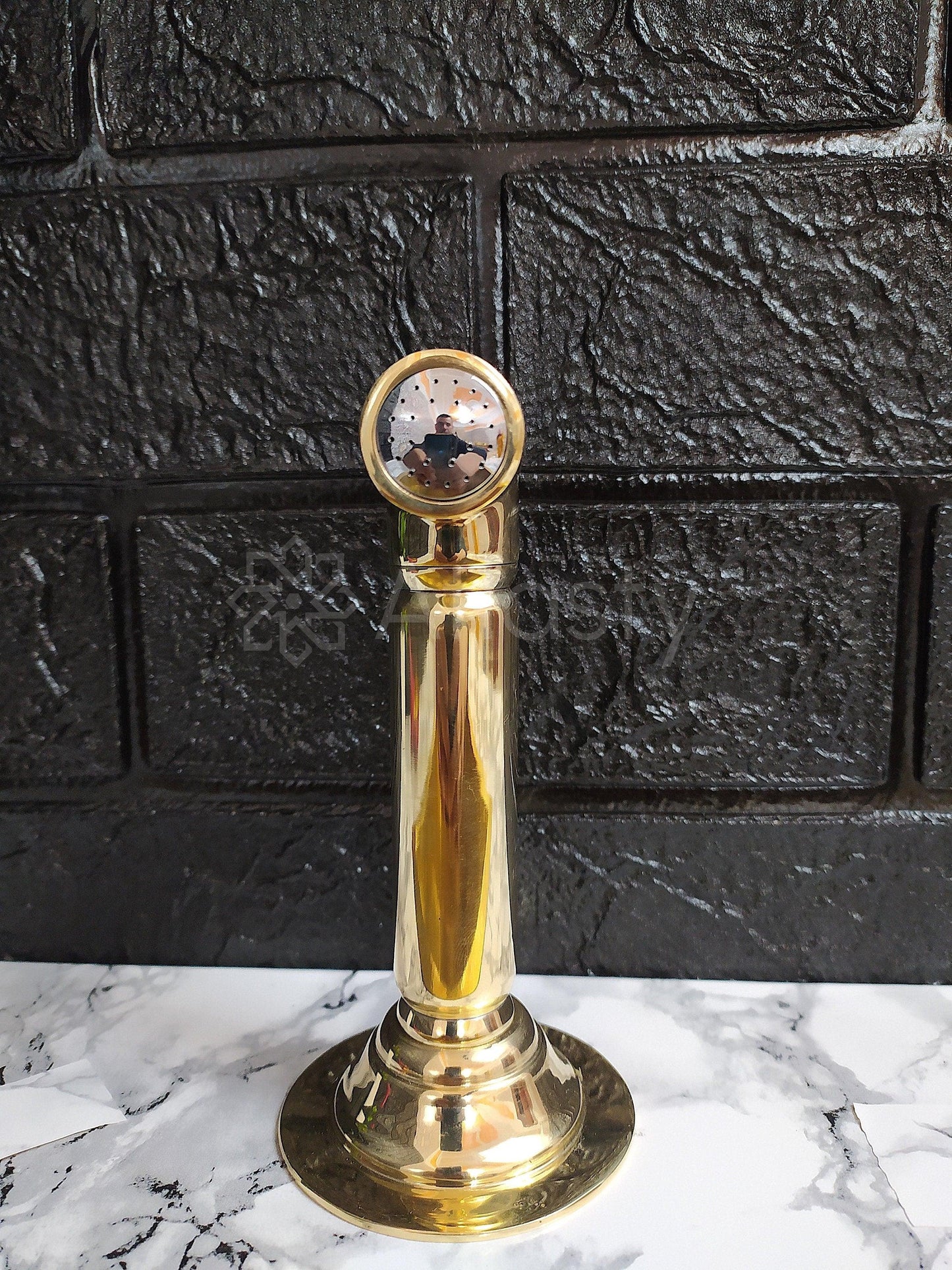 Solid Brass Kitchen Hand Sprayer, Unlacquered Brass kitchen Side Sprayer for Cold Water