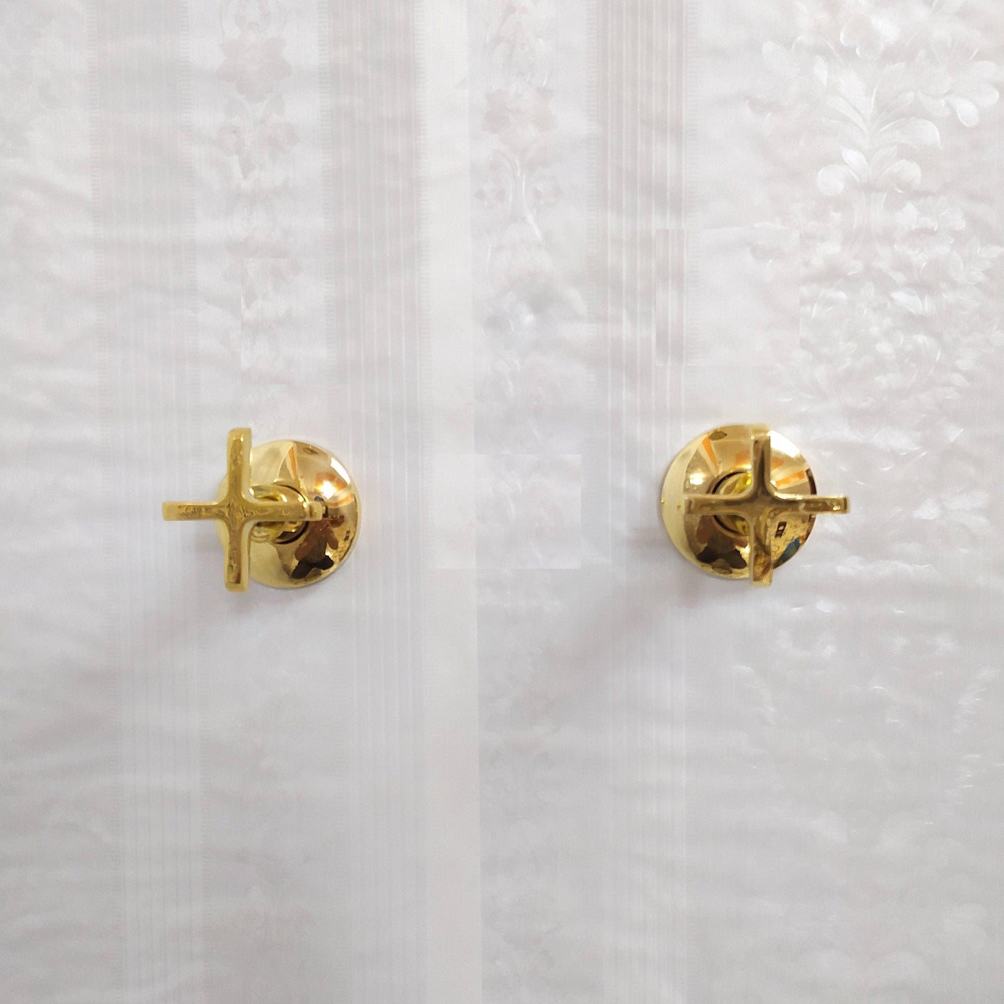 Antique Brass Shower System with Square Shower Head, and 2 Handles - Ref: ATLASS27