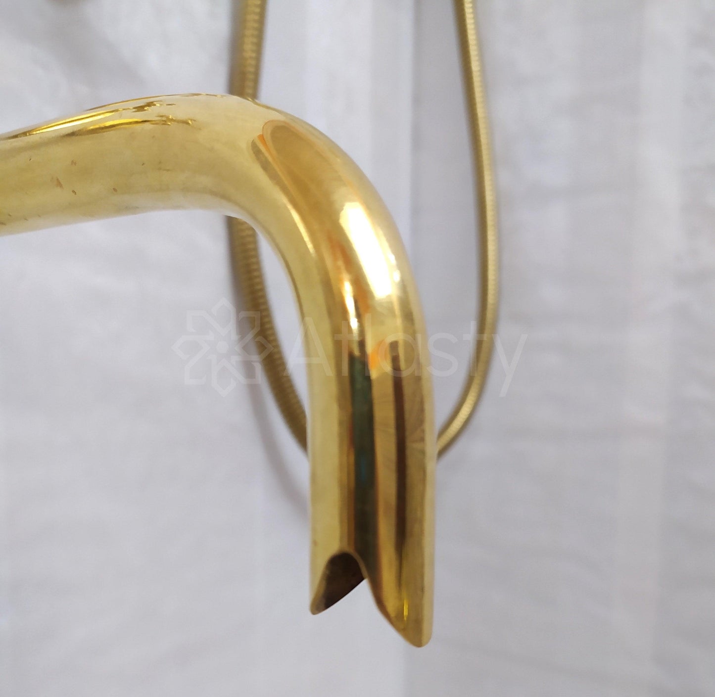 Antique Brass Shower System with Bath Faucet, Handheld Shower, and 3 Handles - Ref: ATLASS23