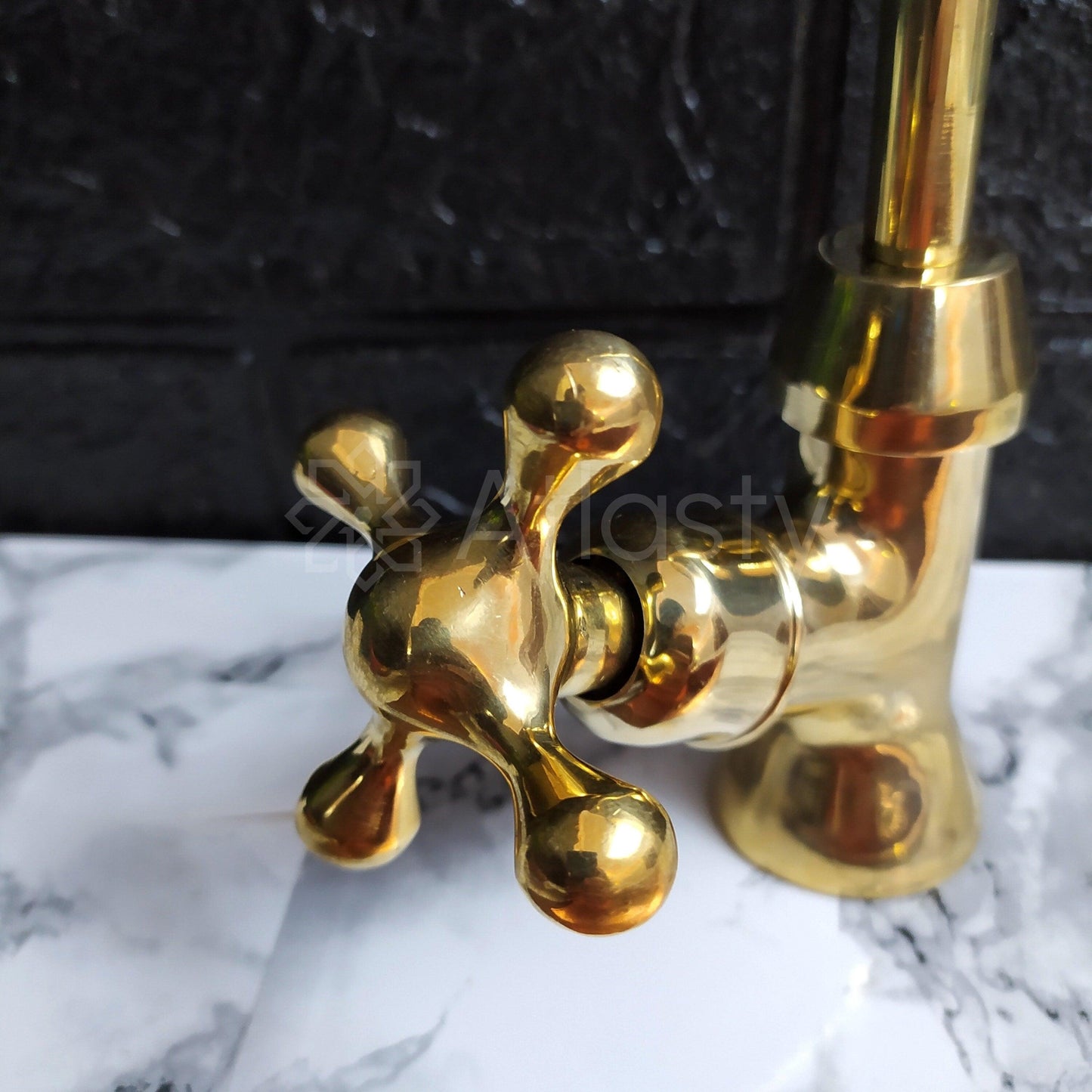 Single Handle Faucet, Unlacquered Solid Brass