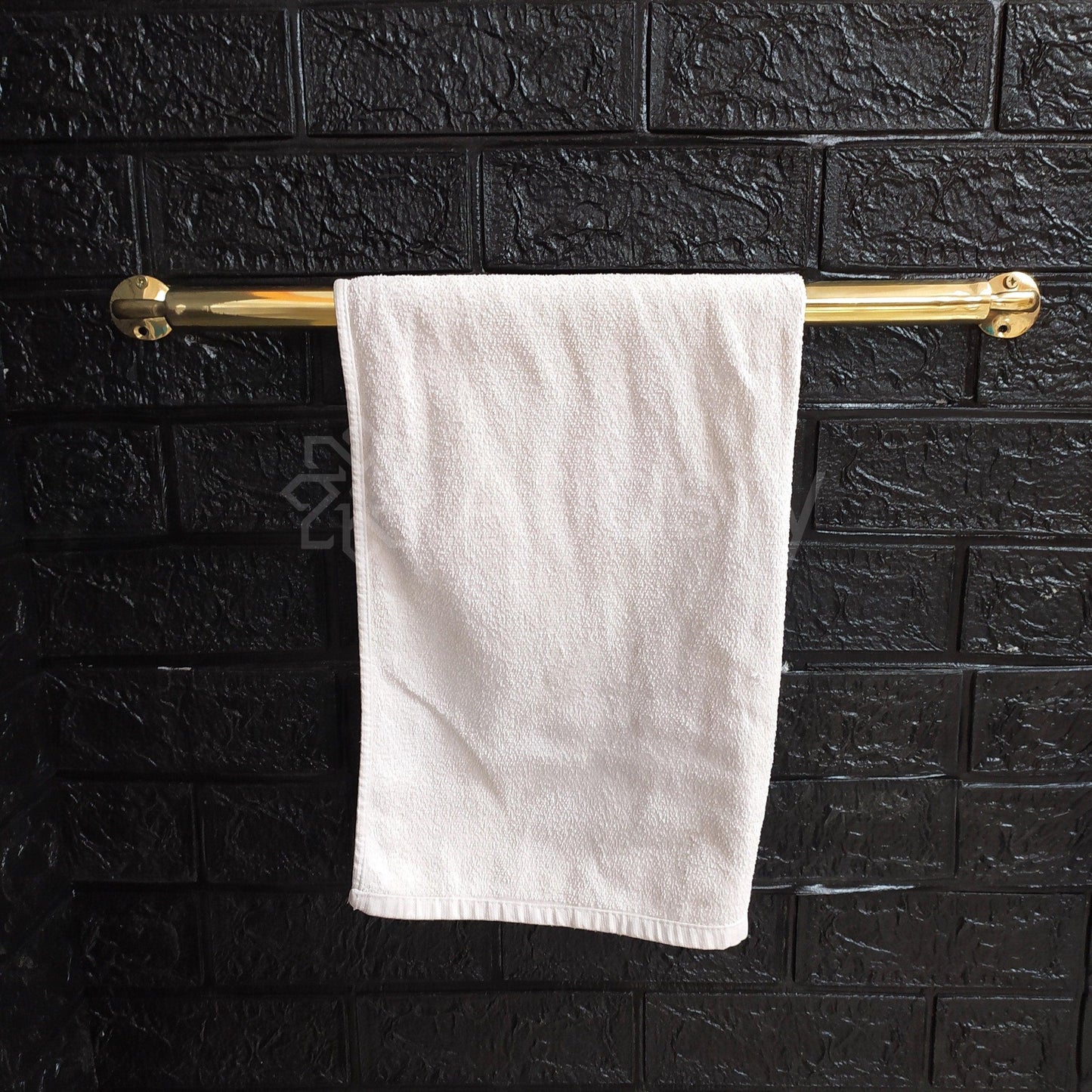 Handcrafted Solid Brass Wall Mounted Towel Holder For Bathroom