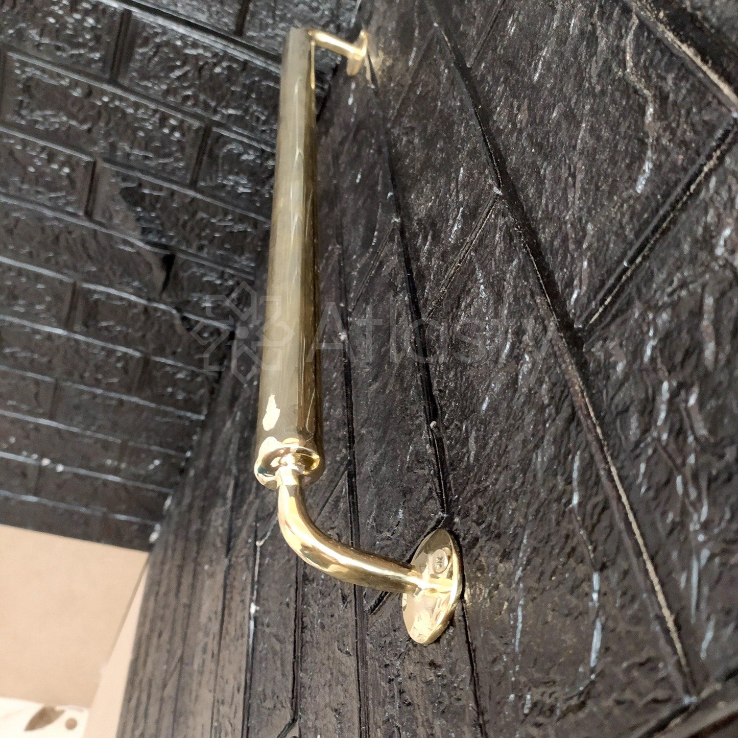 Handcrafted Solid Brass Wall Mounted Towel Holder For Bathroom