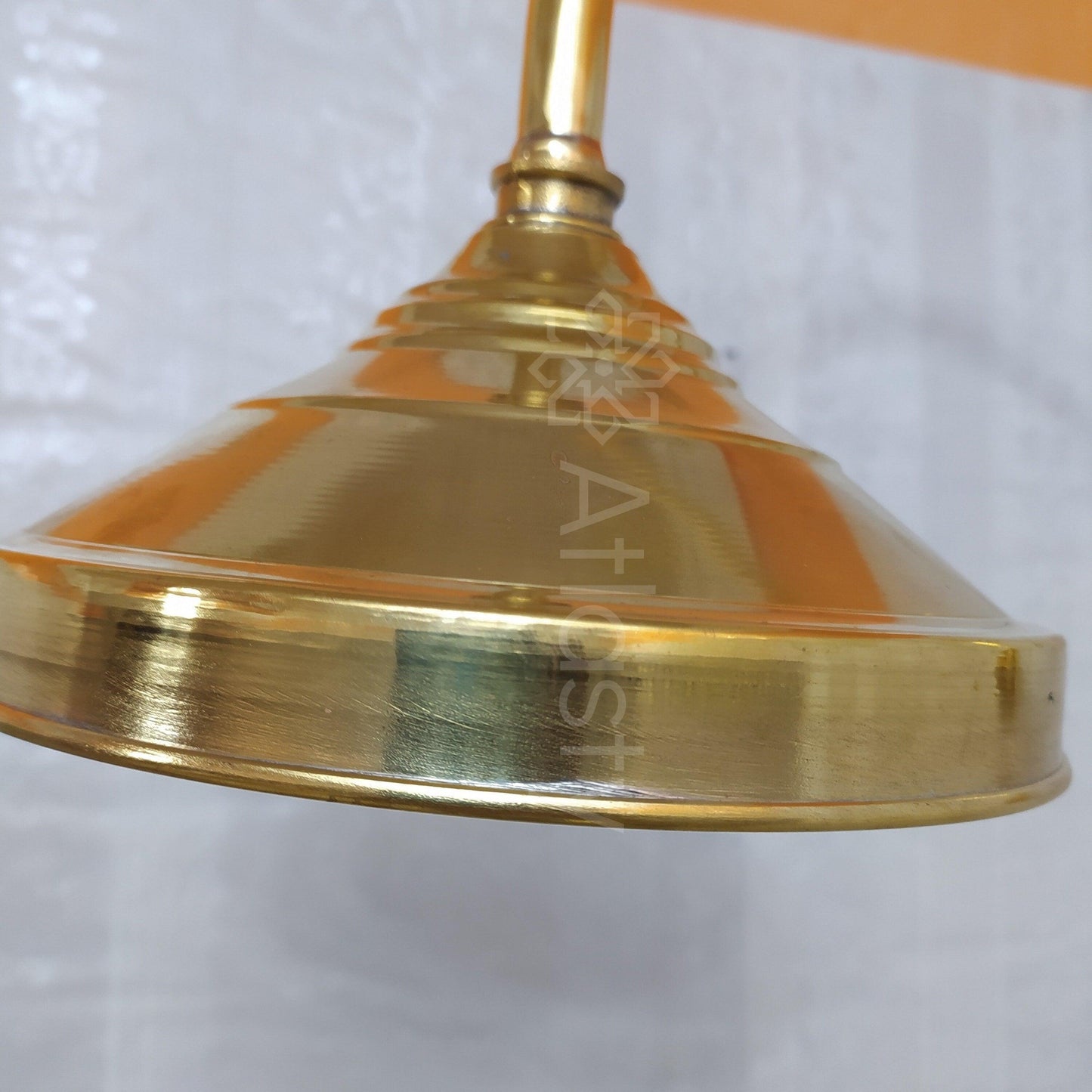 Brass Round Shower Head with Brass Arcuate Arm, Outdoor and Indoor showerhead