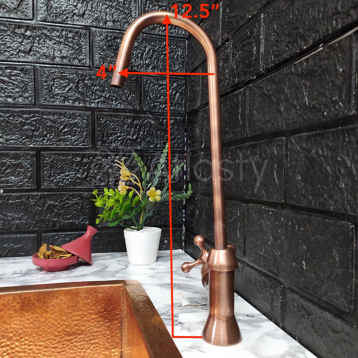 Single Handle Faucet, Solid Copper Tap