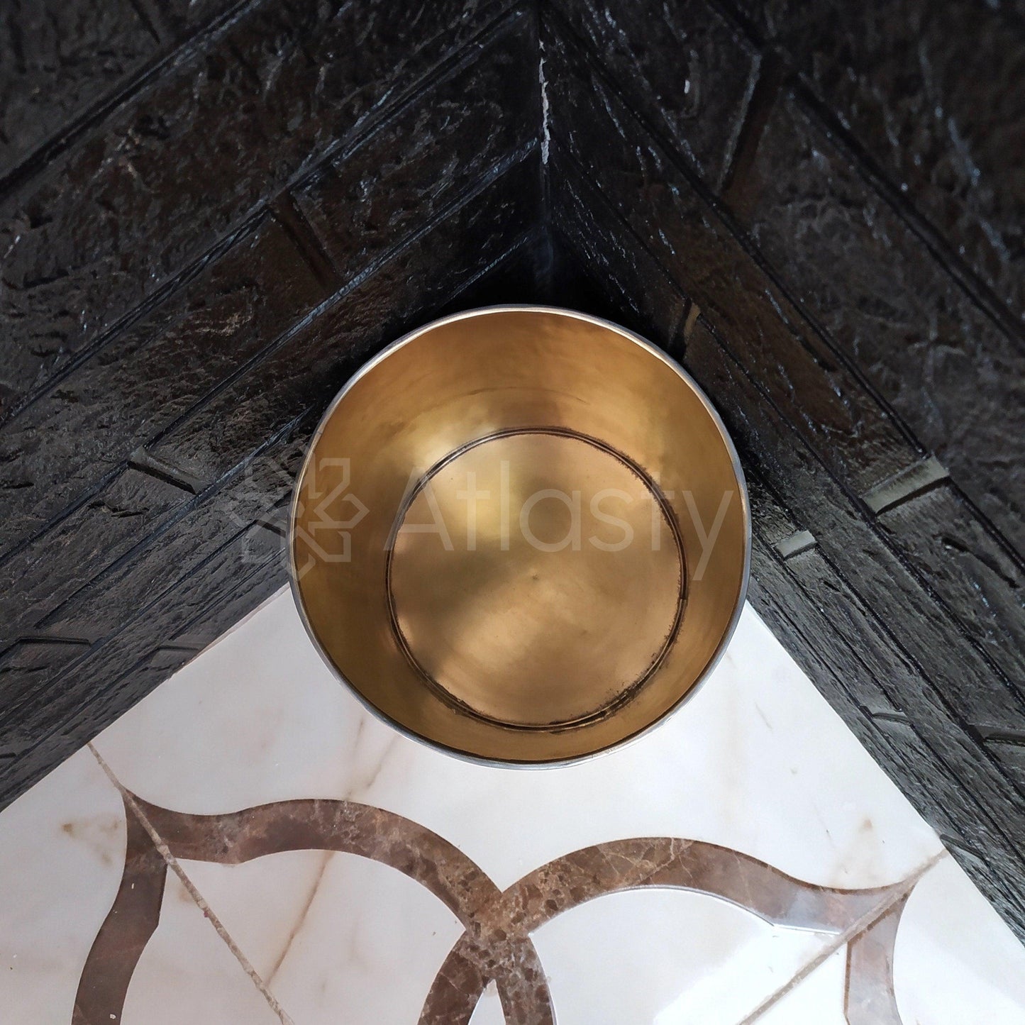 Solid Brass Trash Can, Waste Paper Bin, Outdoor Trash Bin