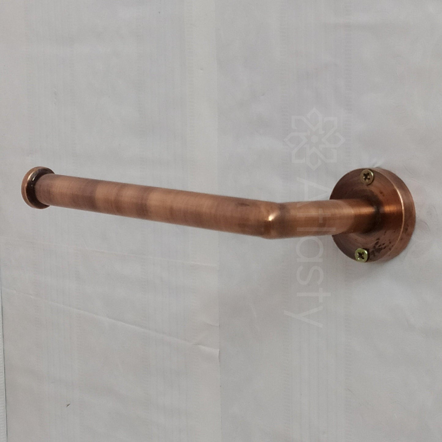 Solid Copper Toilet Paper Holder For Bathroom, Copper Wall Mount Toilet Roll Holder - Ref: BA024