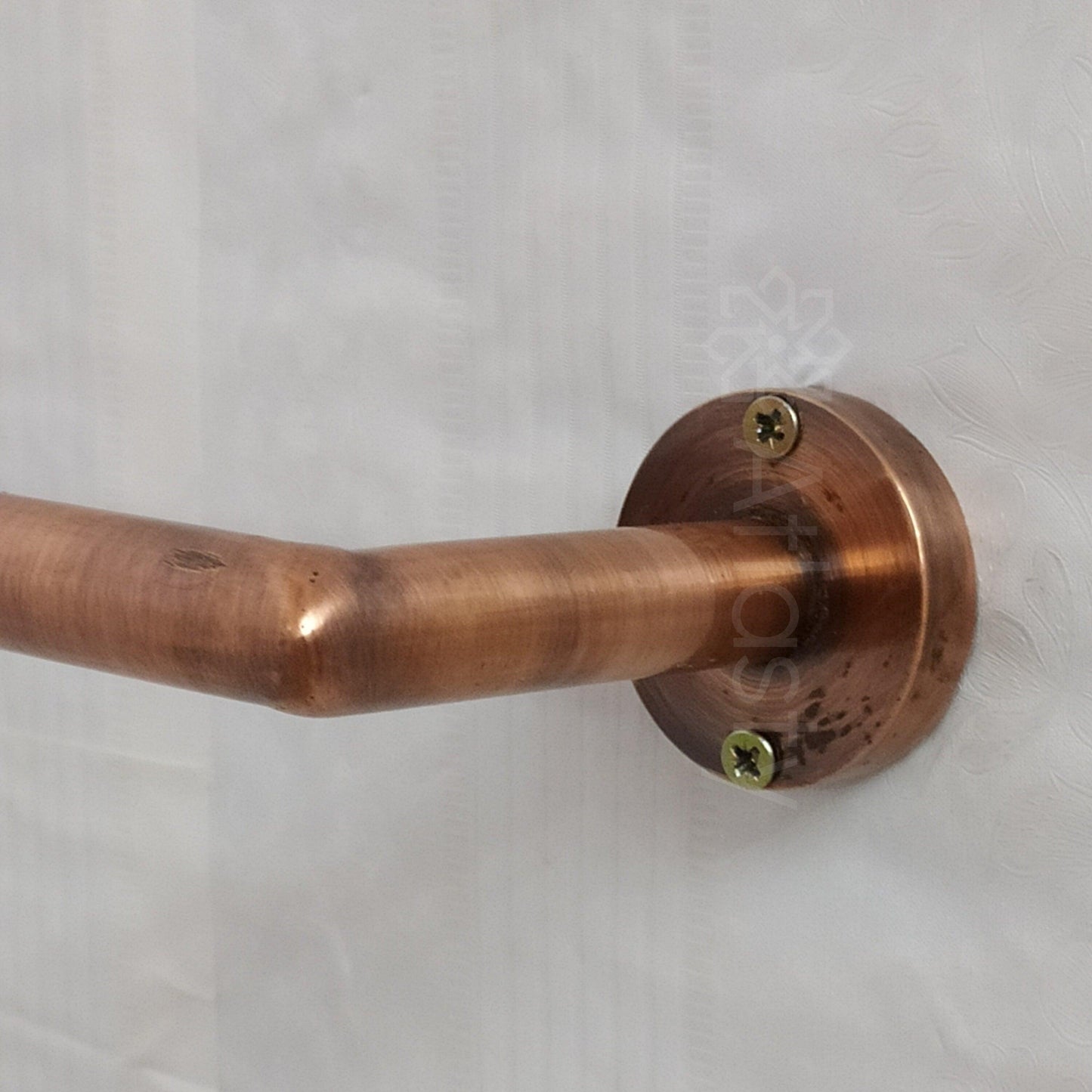 Solid Copper Toilet Paper Holder For Bathroom, Copper Wall Mount Toilet Roll Holder - Ref: BA024