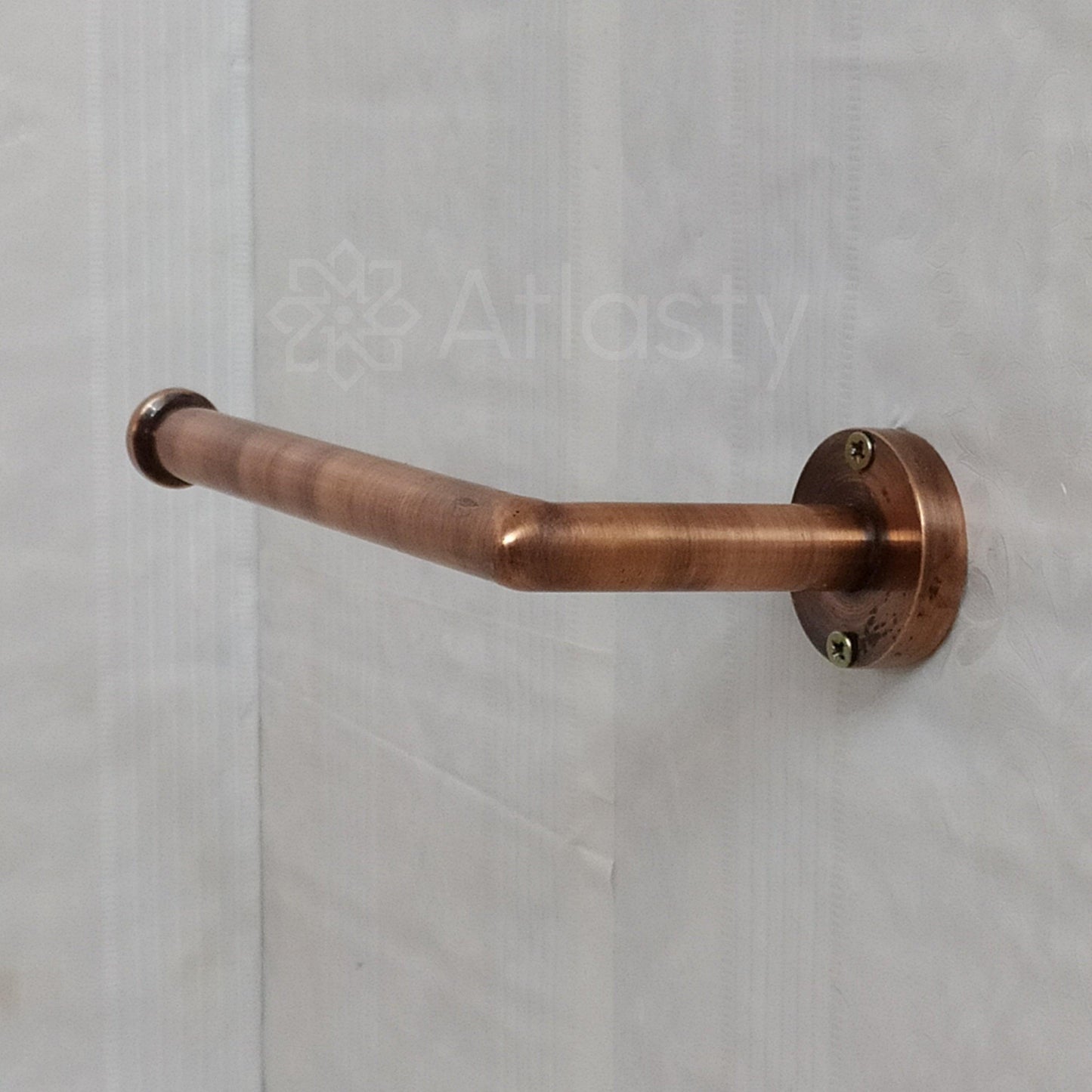 Solid Copper Toilet Paper Holder For Bathroom, Copper Wall Mount Toilet Roll Holder - Ref: BA024