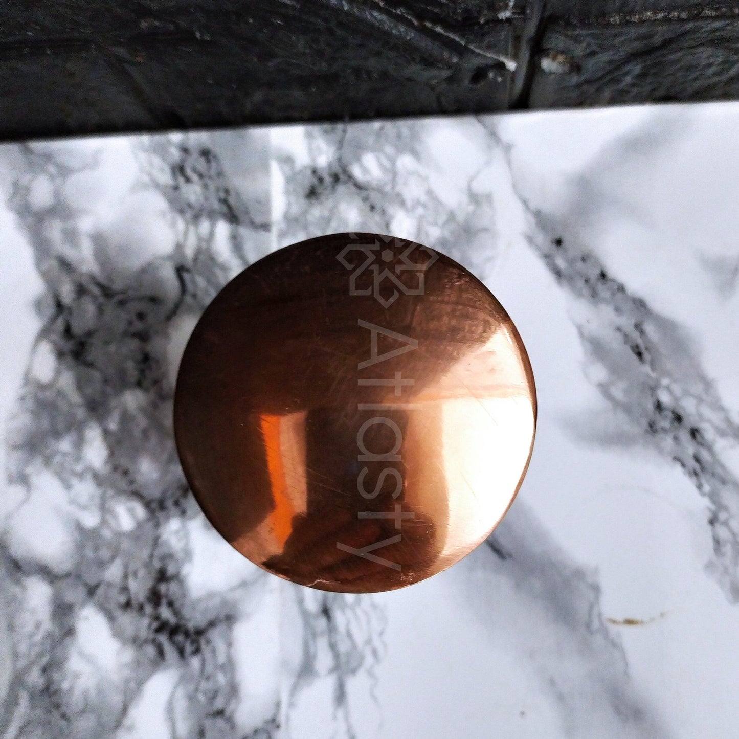 Copper Finish Sink Strainer and Stopper, Push Up Button, Pop Up Drain, for Kitchen and Bathroom Sinks