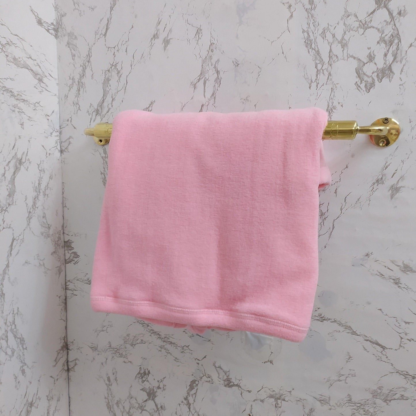 Engraved Solid Brass Wall Mounted Towel Holder For Bathroom