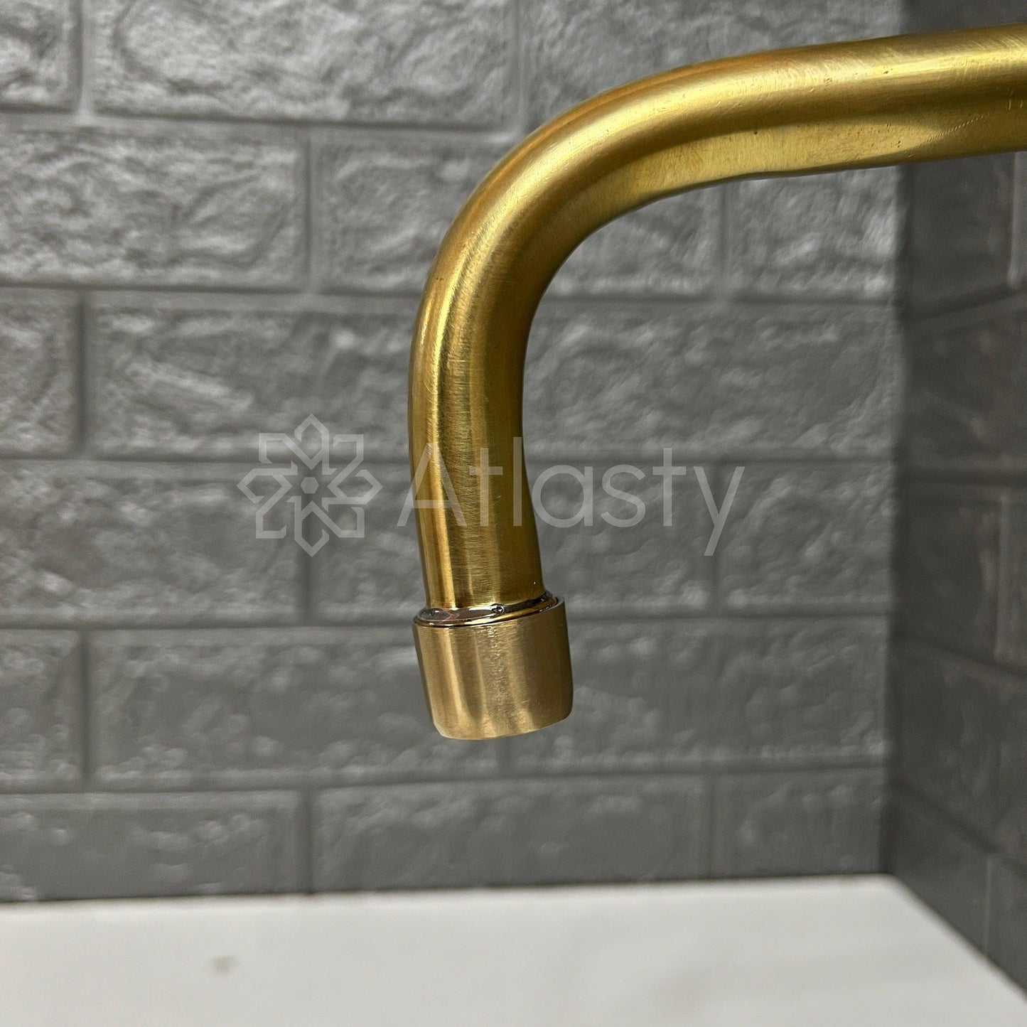 Wall Mount Pot Filler Kitchen Faucet, Unlacquered Solid Brass Pot Filler Kitchen Faucet, Antique Brass