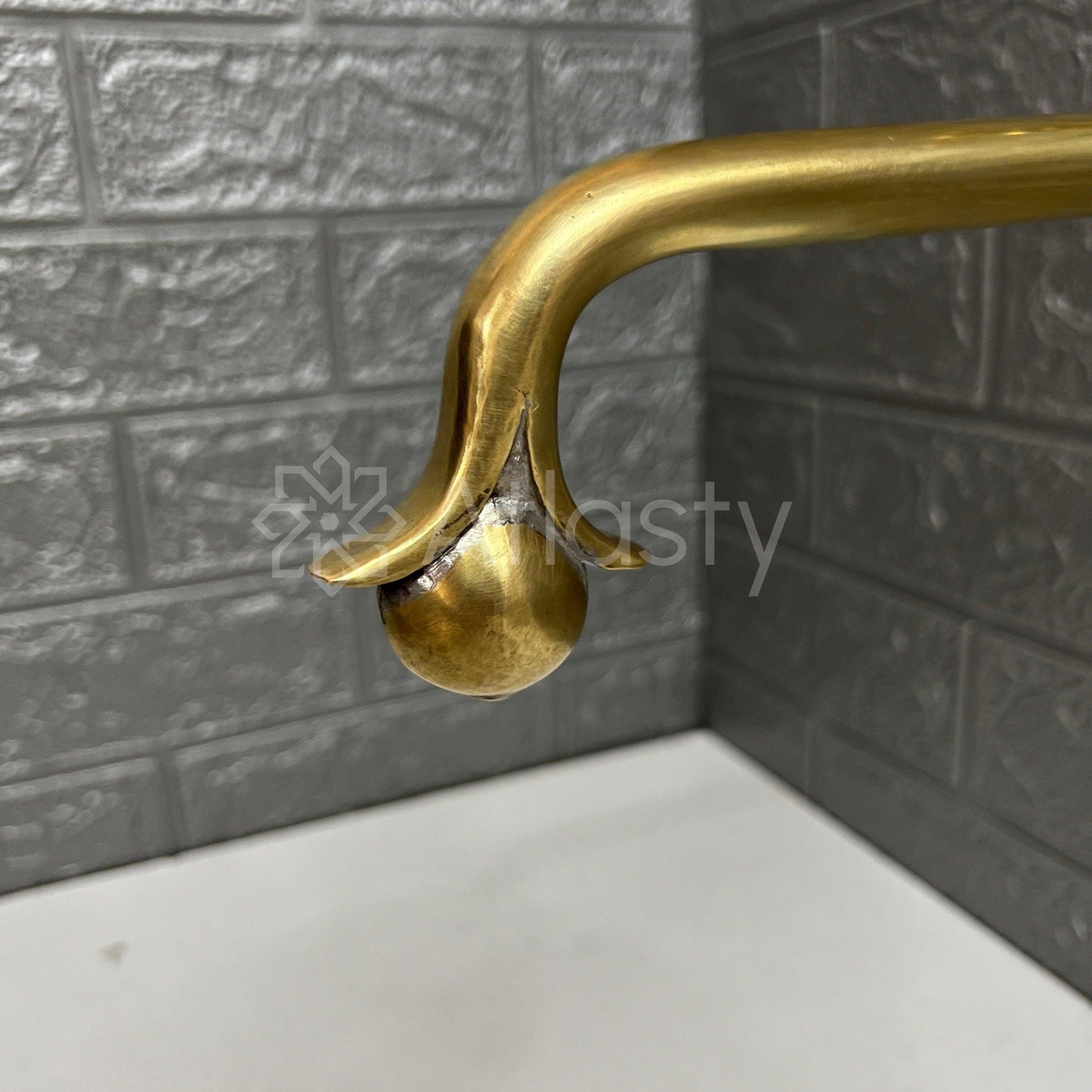 Wall Mount Pot Filler Kitchen Faucet, Unlacquered Solid Brass Pot Filler Kitchen Faucet, Antique Brass