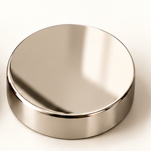 Atlasty polished nickel finish sample disc