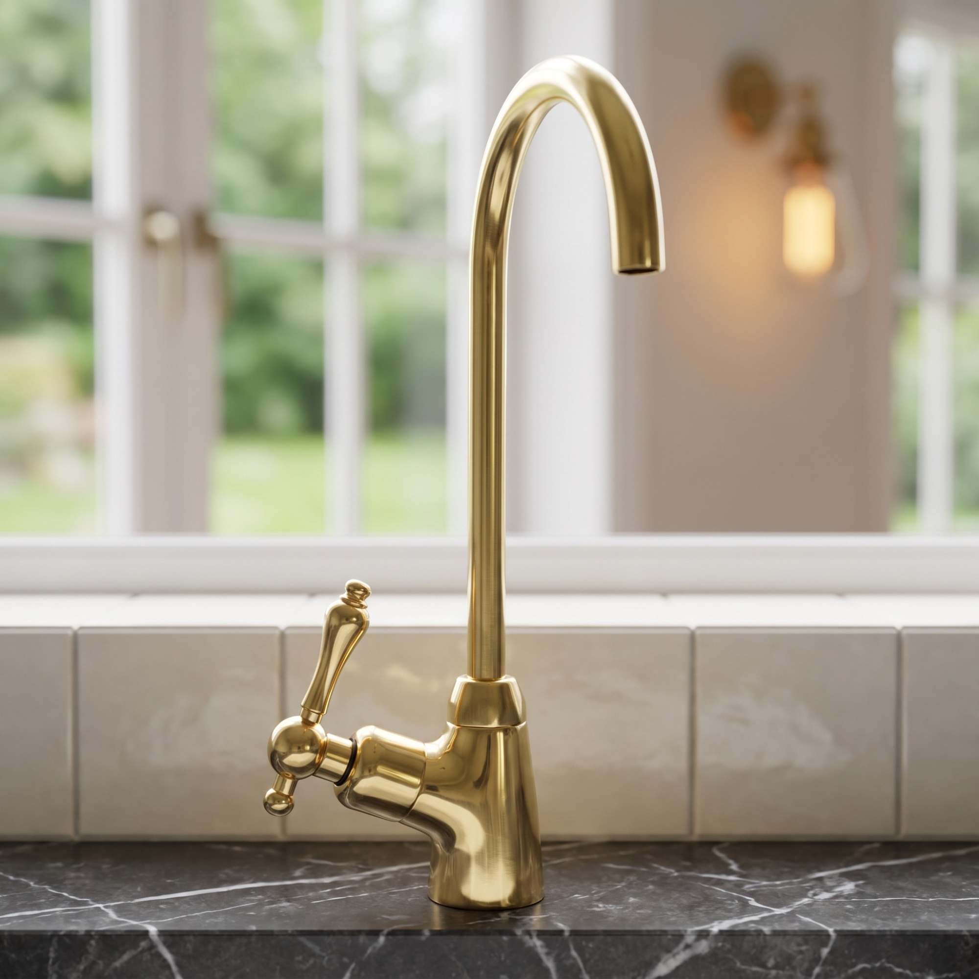 Unlacquered Brass Cold Water Faucet