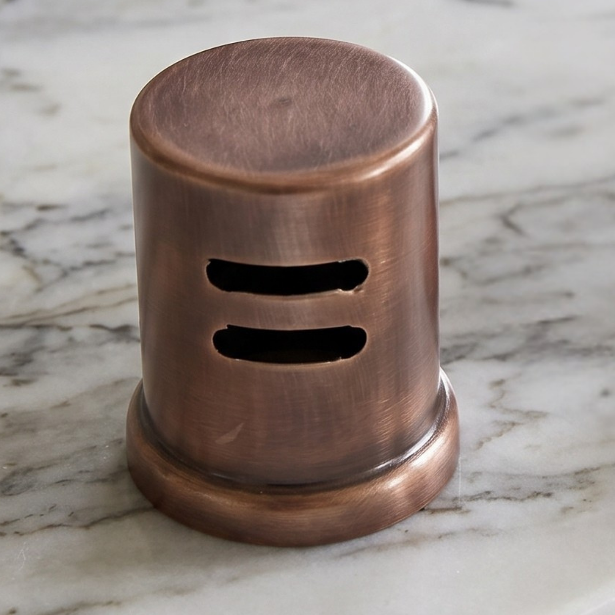 Antique Copper Dishwasher Air Gap Cover