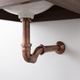 Antique Copper Drain Pipe with P-Trap