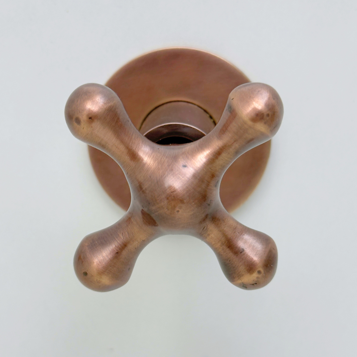 Antique Copper Shower System with Adjustable Round Rain Shower Head