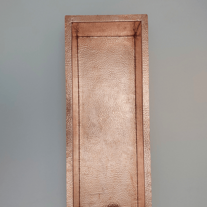 Hammered Copper Sink, Solid Copper Kitchen Sink - Ref: SN008-R