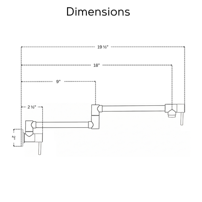 Oil Rubbed Bronze Pot Filler