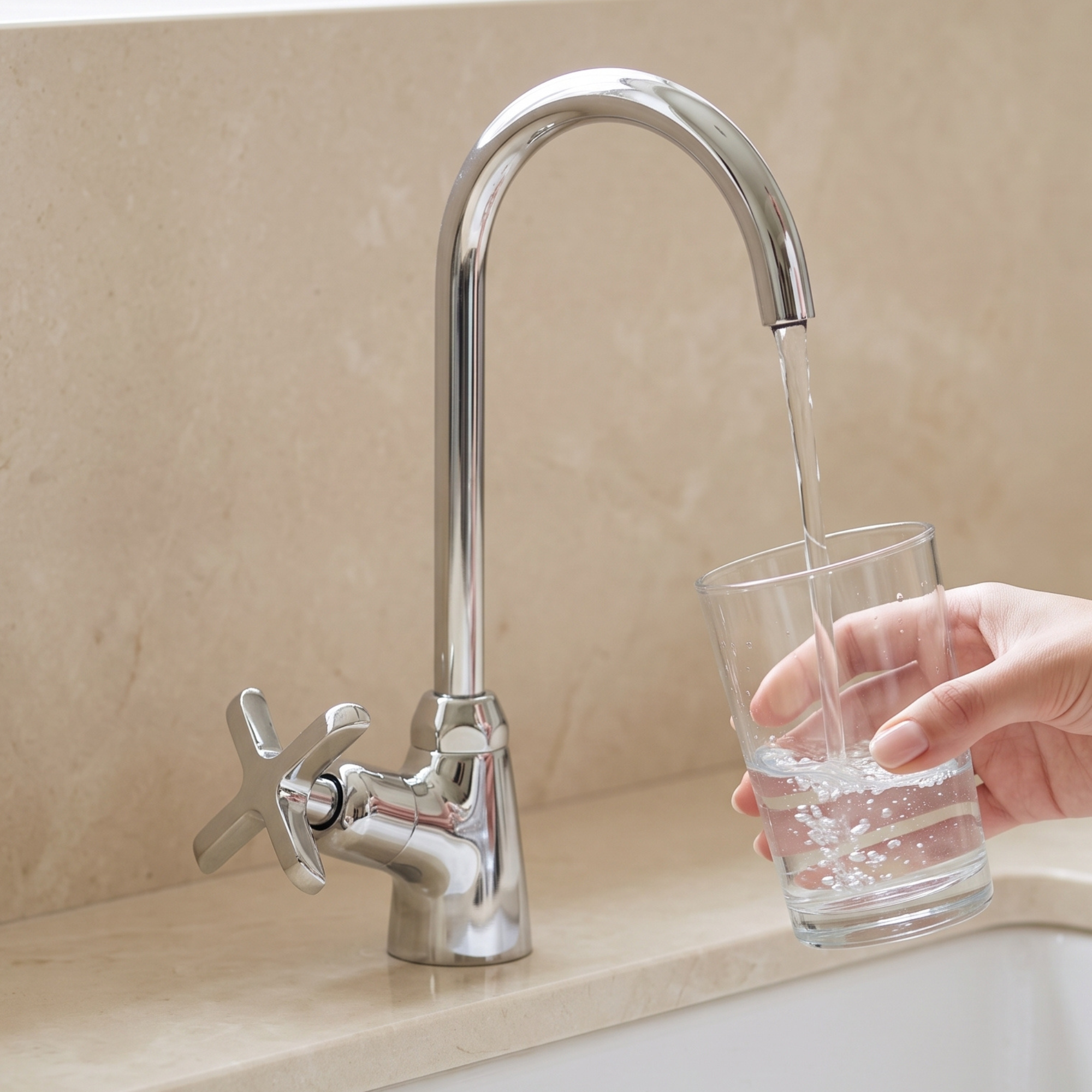 Polished Nickel Cold Water Faucet