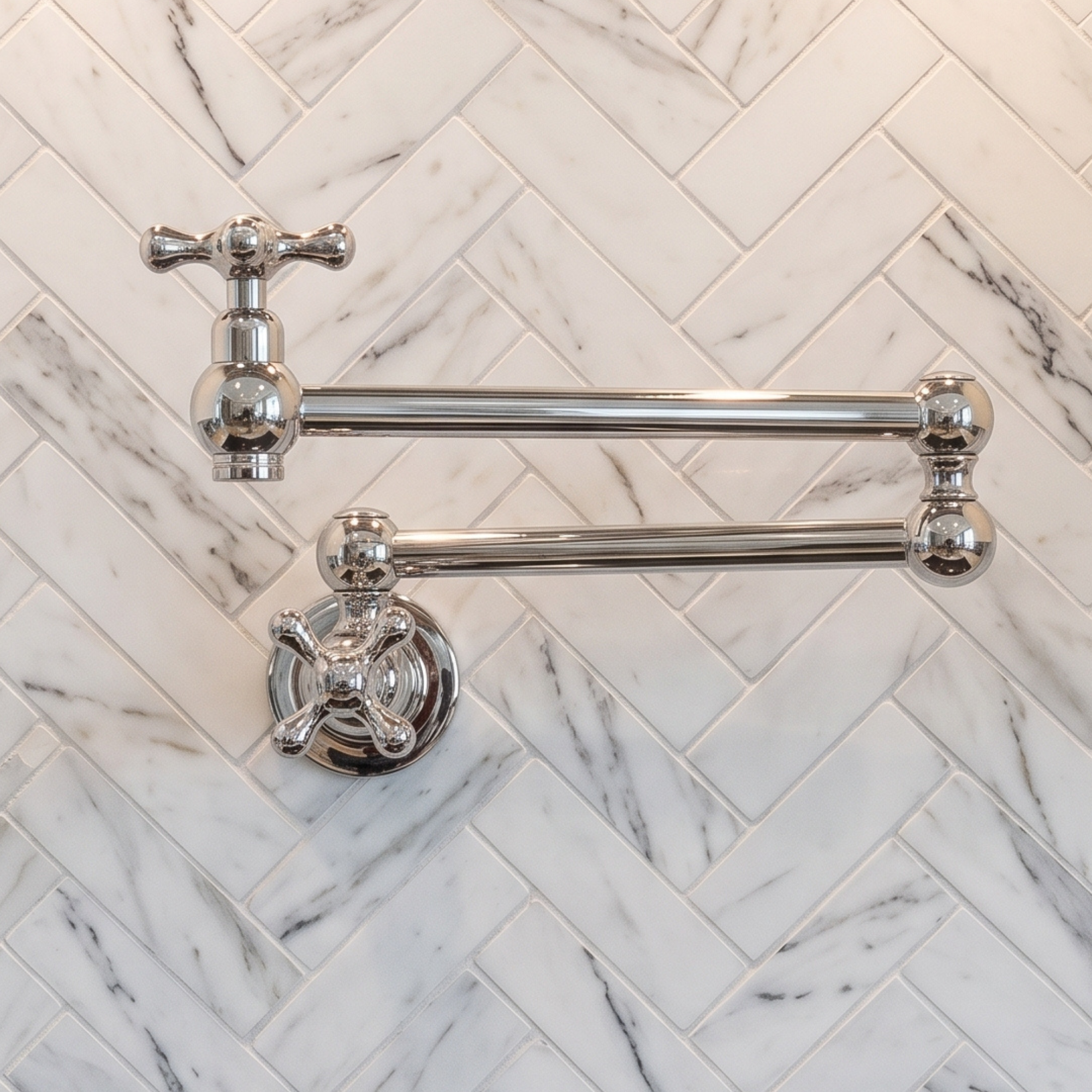Polished Nickel Pot Filler