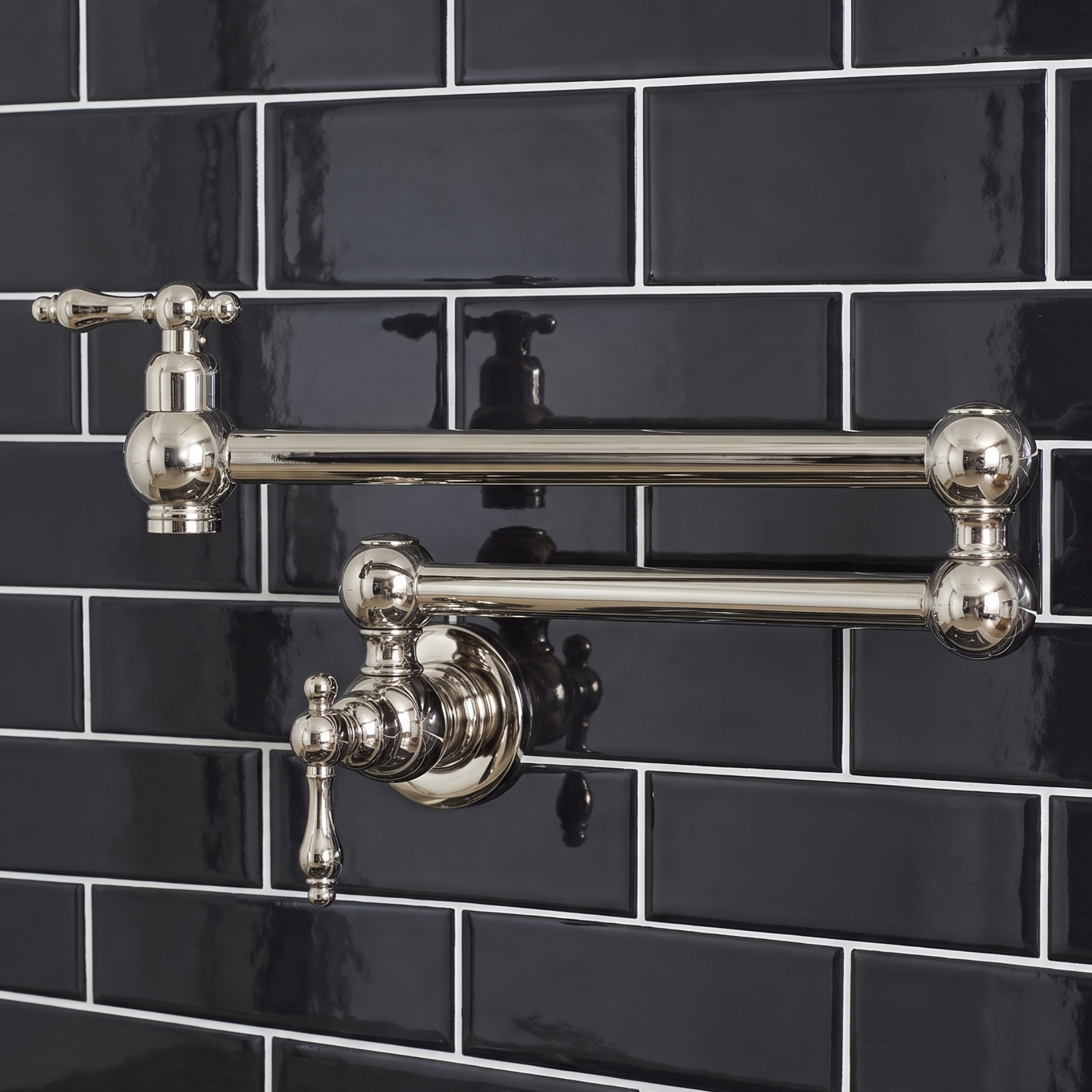 Polished Nickel Pot Filler 