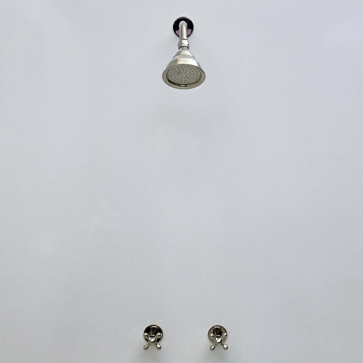 Polished Nickel Shower System with Adjustable Round Rain Shower Head