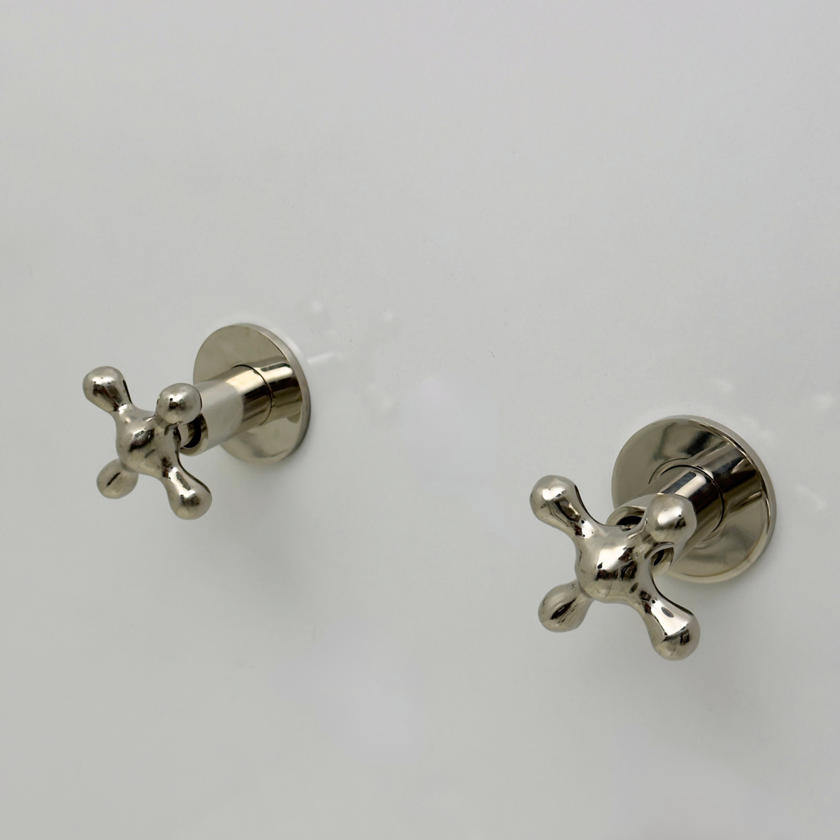 Polished Nickel Shower System with Adjustable Round Rain Shower Head