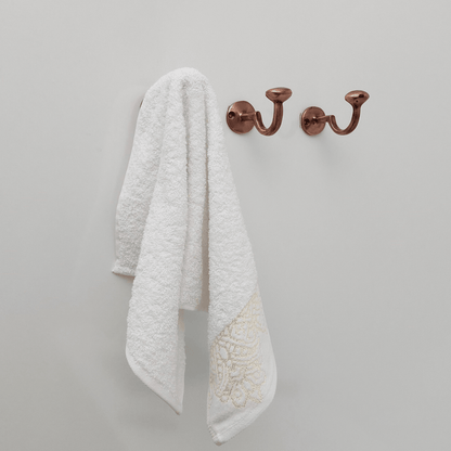 Solid Brass Wall Hooks, Antique Copper Finish Hooks - Ref: BA014