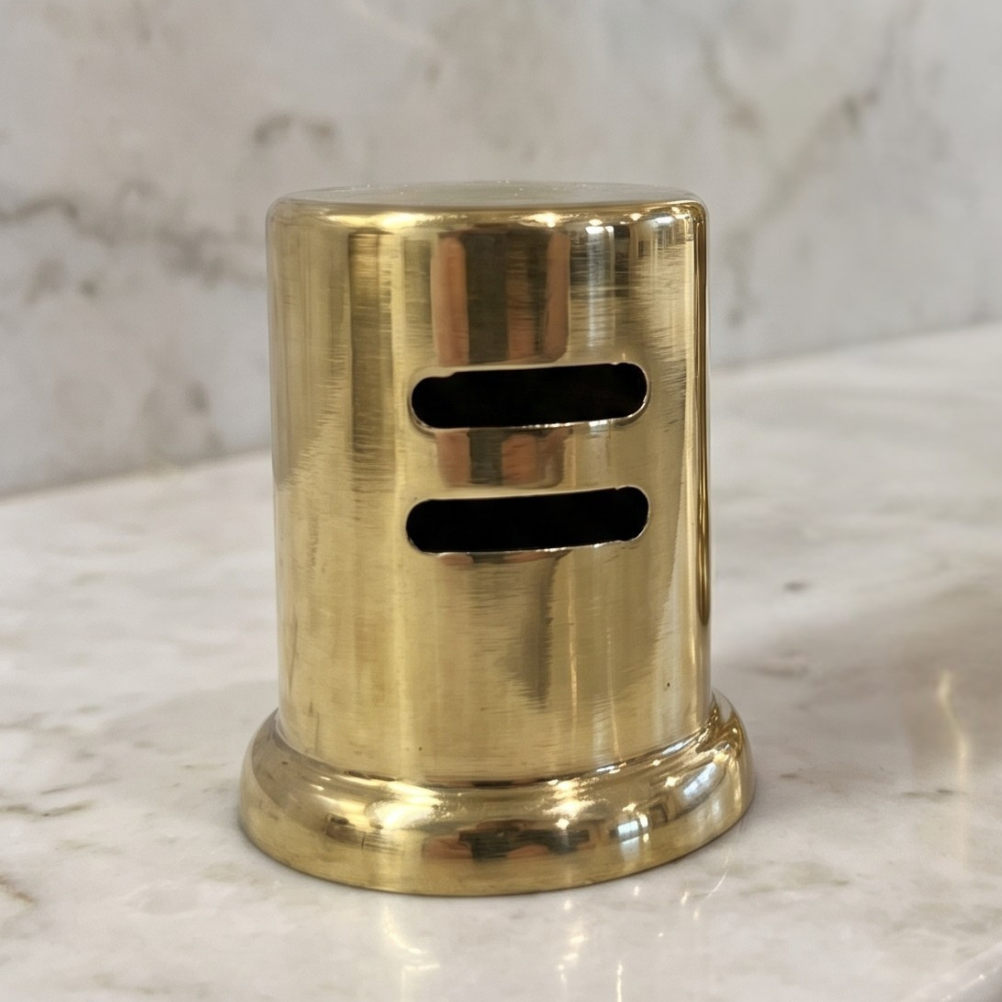 Unlacquered Brass Dishwasher Air Gap Cover