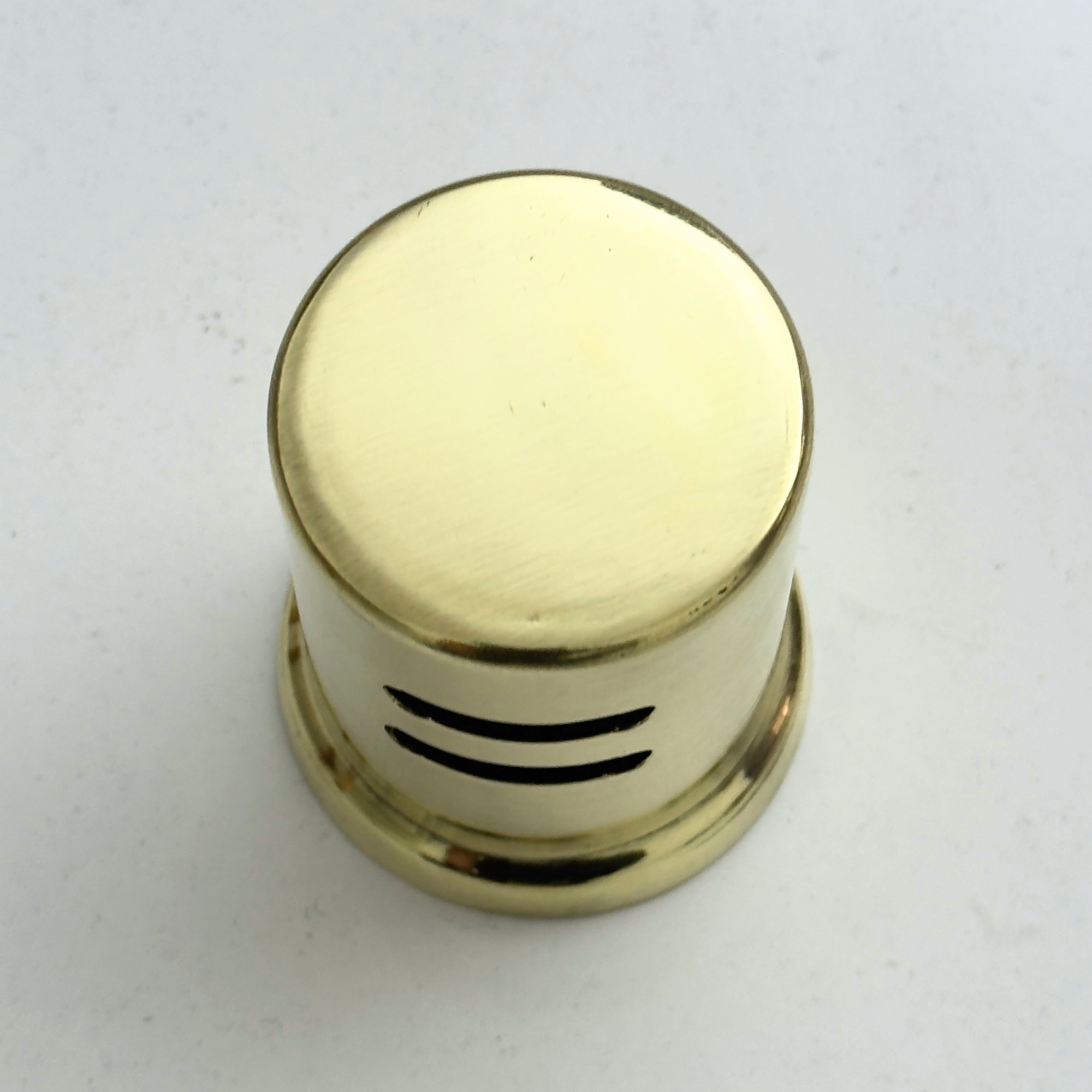 Unlacquered Brass Dishwasher Air Gap Cover