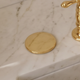 Unlacquered Brass Hole Cover, Solid Brass Sink Hole Cover