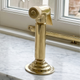 Unlacquered Brass Kitchen Side Sprayer