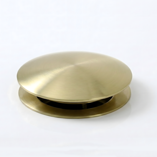 Unlacquered Brass Pop-Up Sink Drain