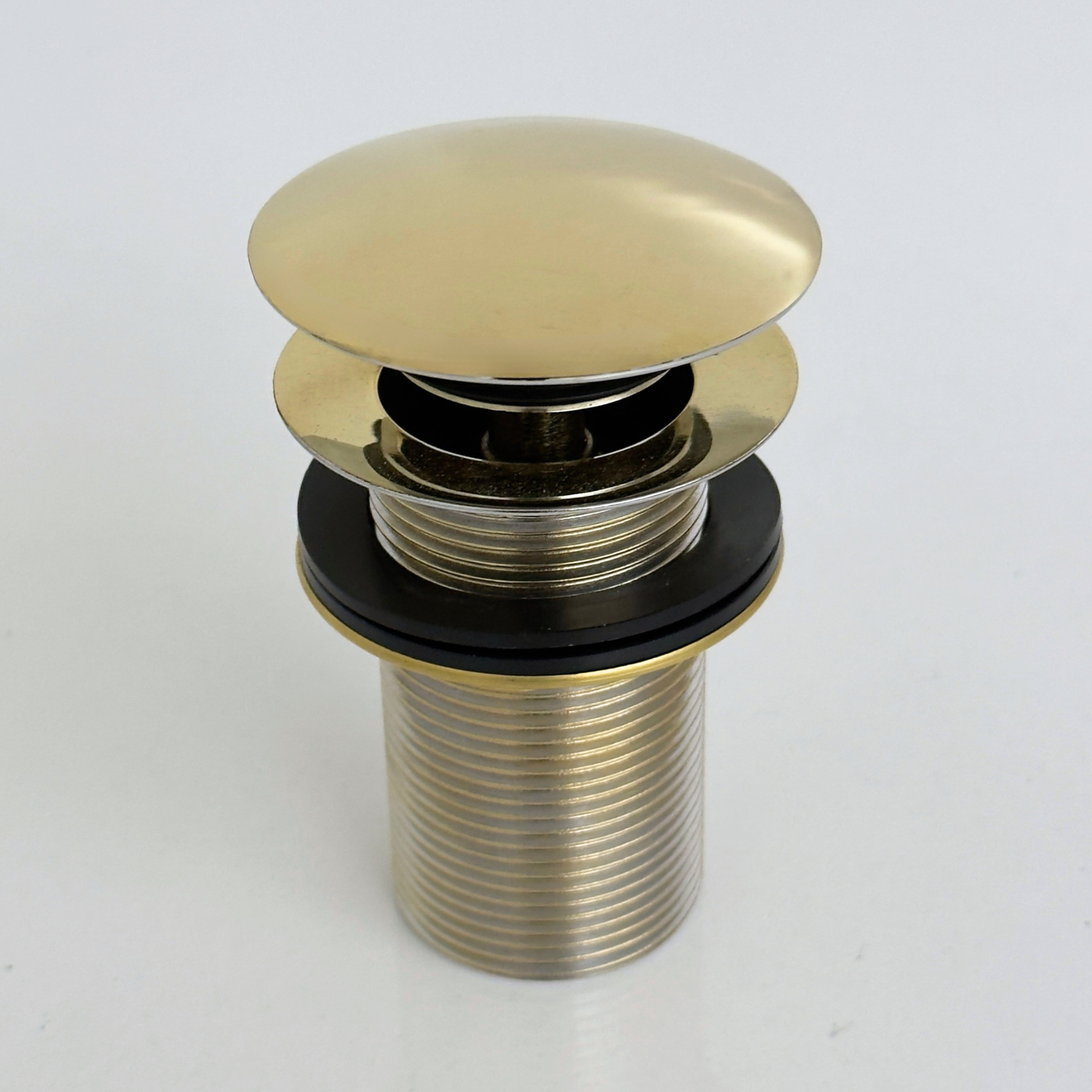 Unlacquered Brass Pop-Up Sink Drain