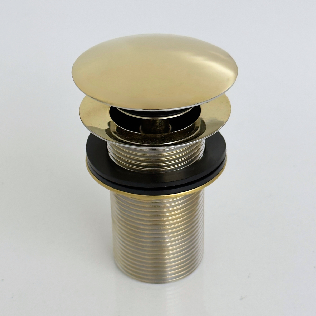Unlacquered Brass Pop-Up Sink Drain