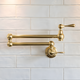 Unlacquered Brass Pot Filler