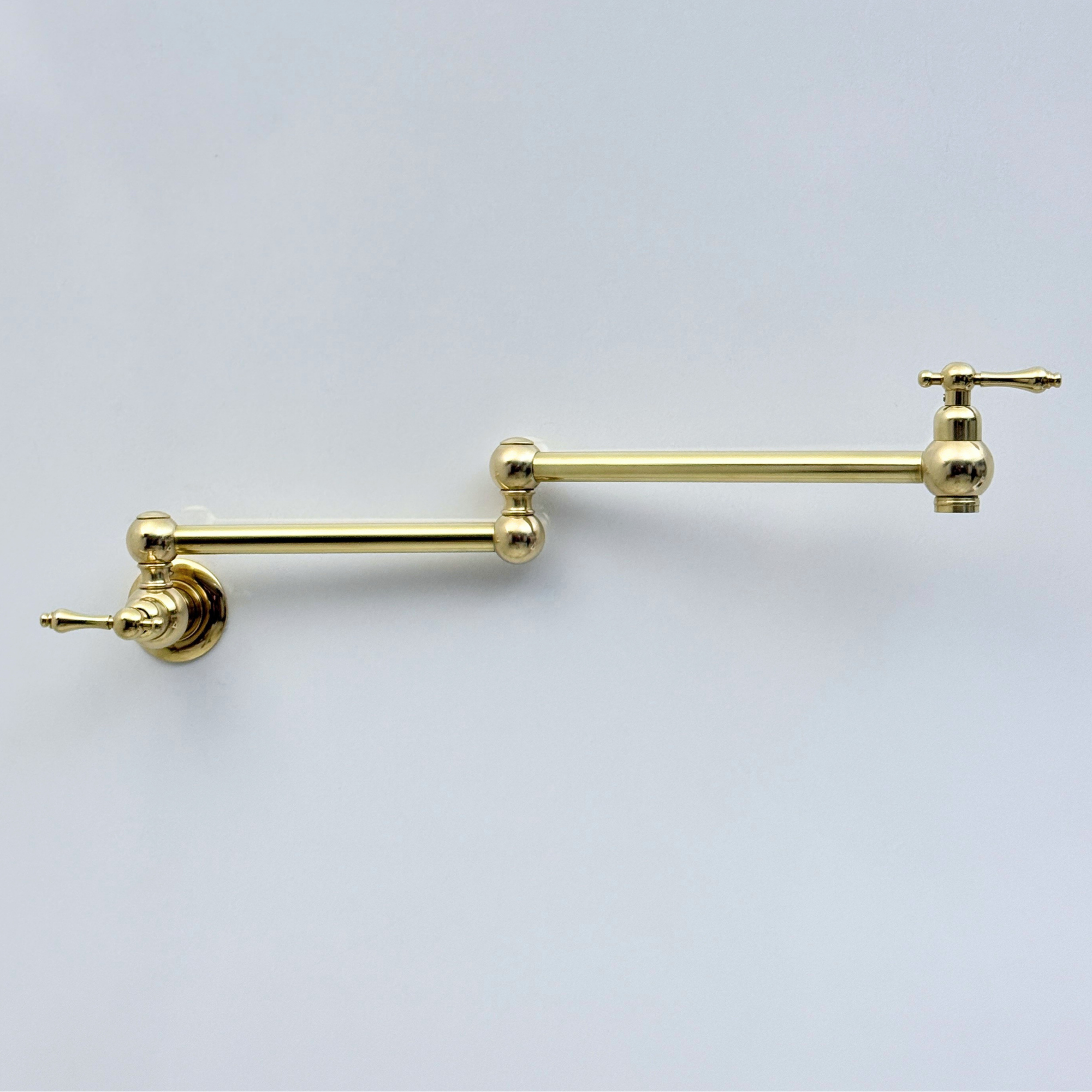 Unlacquered Brass Pot Filler