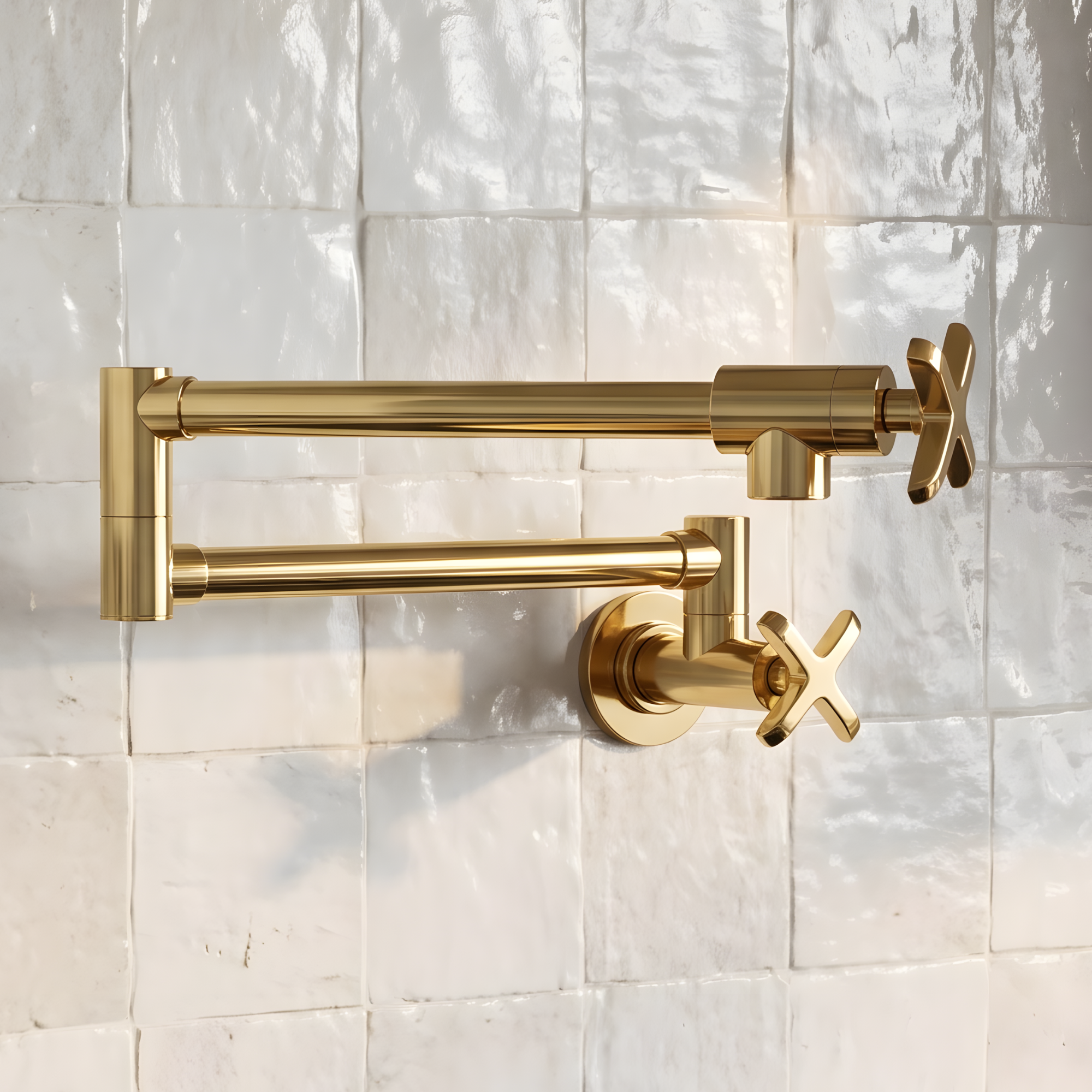 Unlacquered Brass Pot Filler 