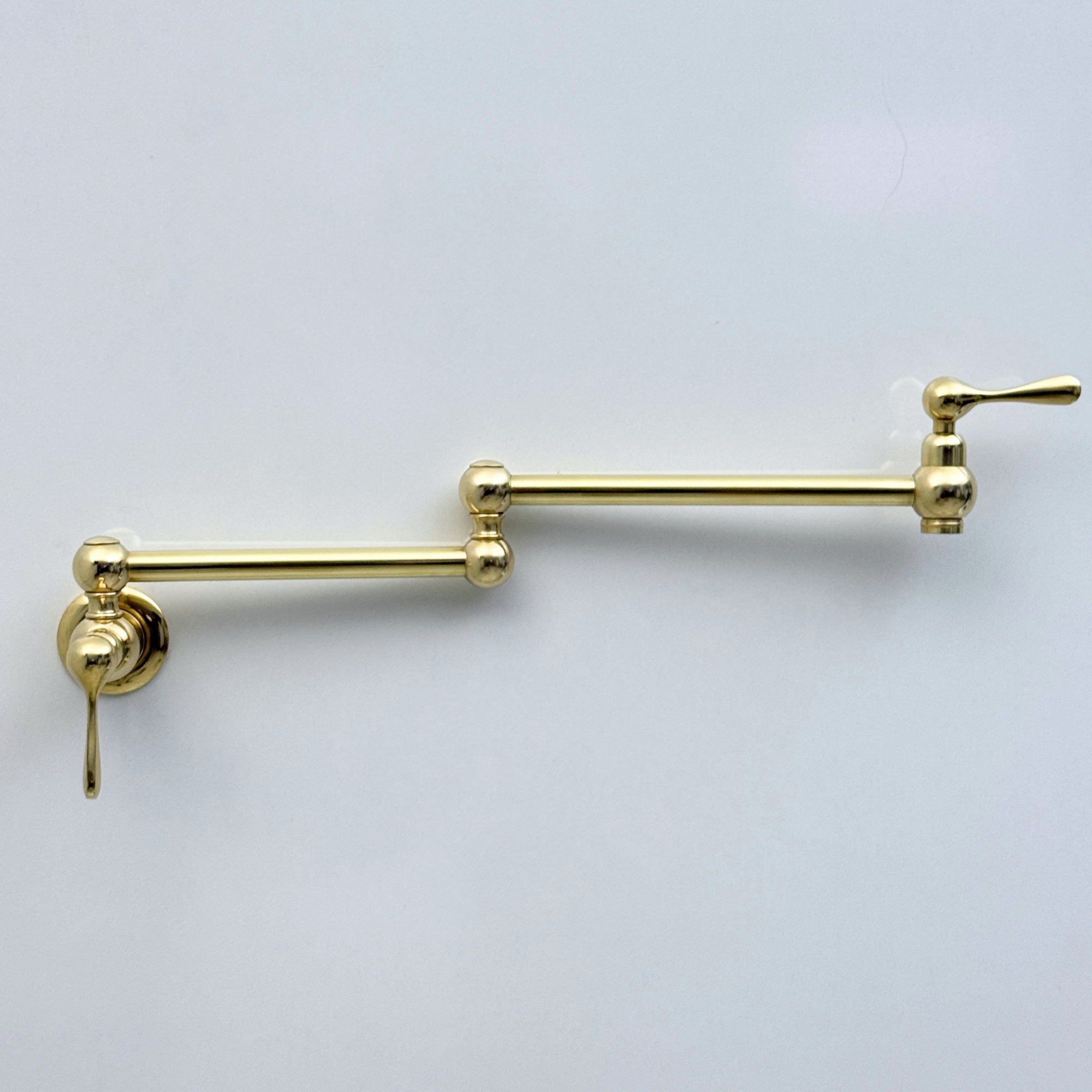 Unlacquered Brass Pot Filler