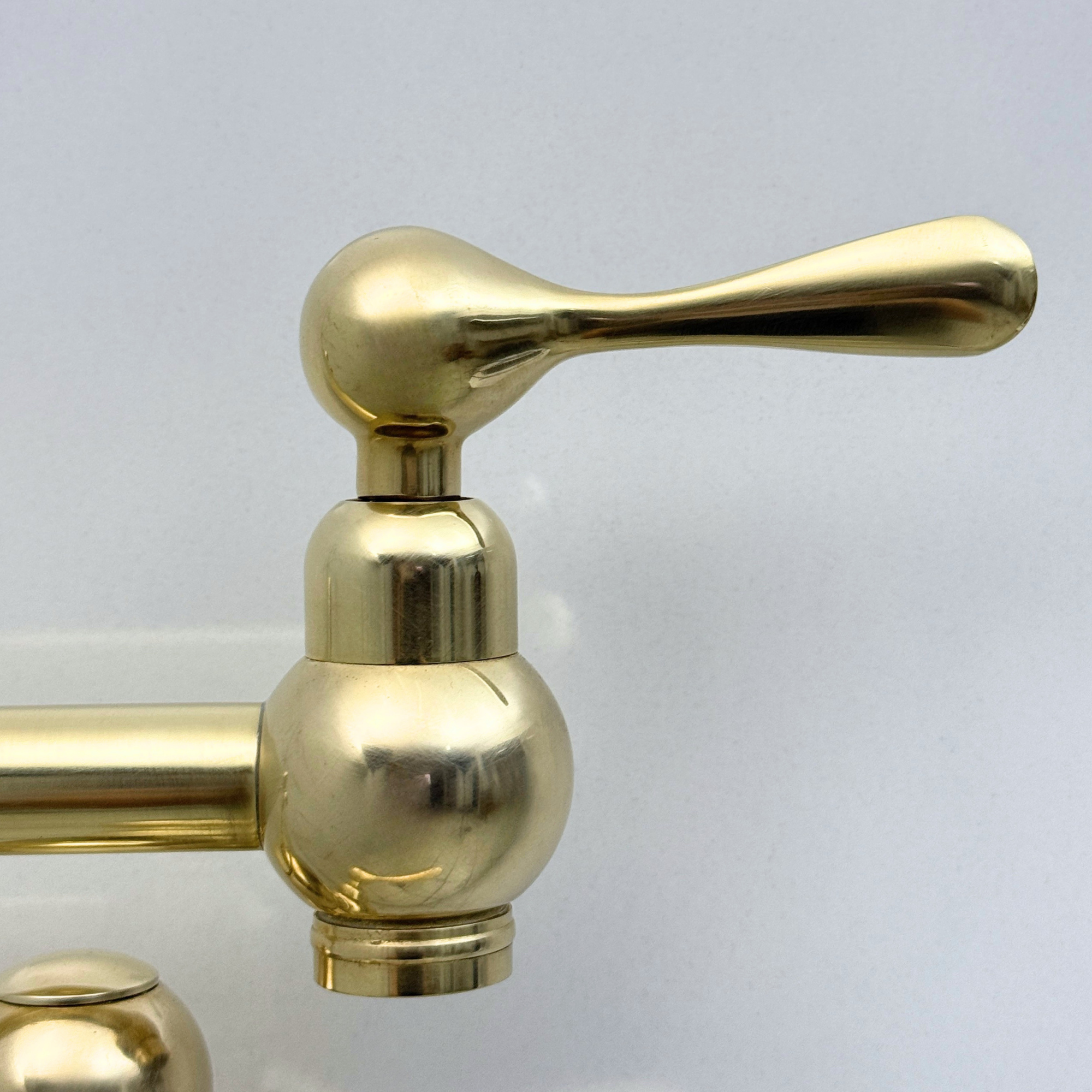 Unlacquered Brass Pot Filler